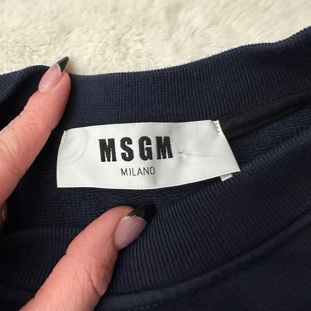 Msgm Cropped Sweater - image 3